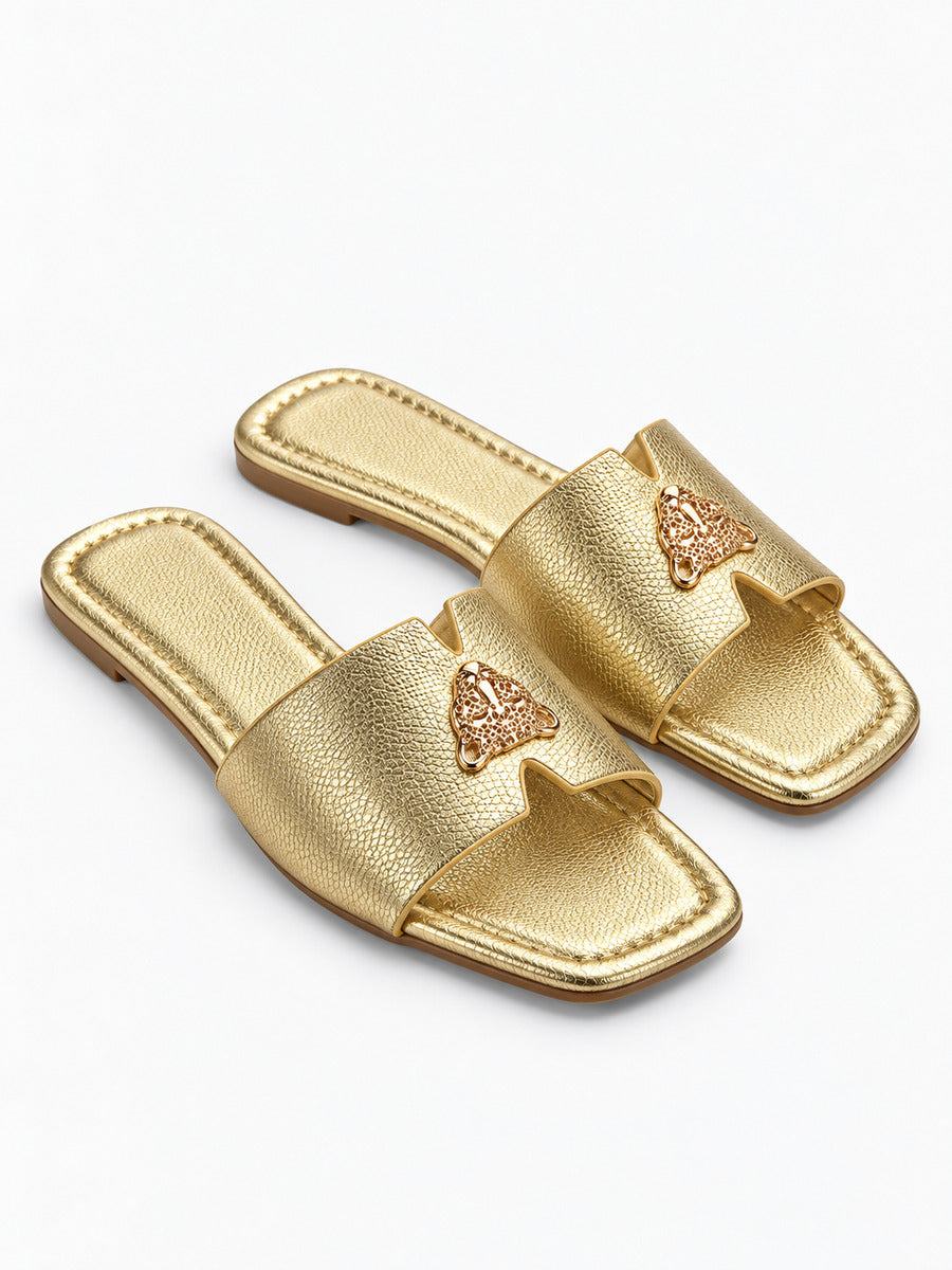 Fanny – Sandale plate élégante femme — paire 3/4