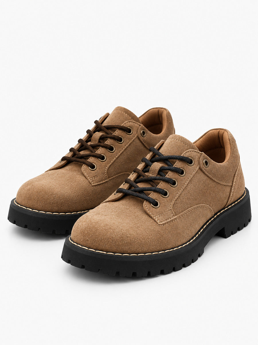 Fernand – Chaussure de travail en daim homme — paire 3/4