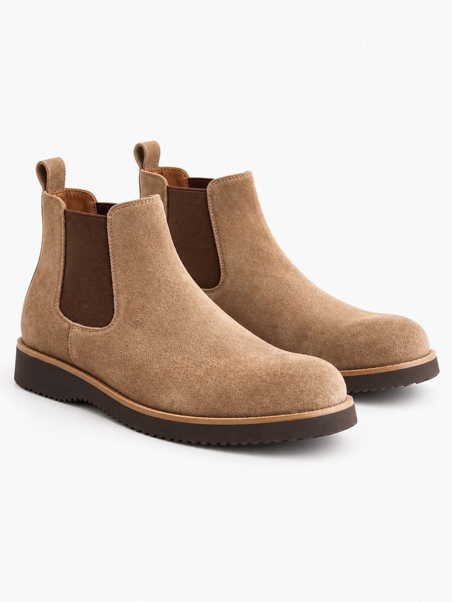 Francis – Bottine Chelsea marron homme — paire 3/4