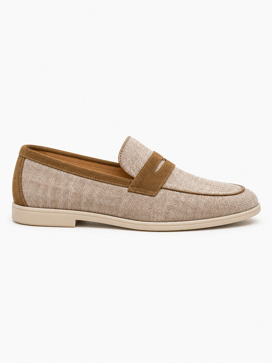 Georges – Mocassin en cuir homme — profil droit