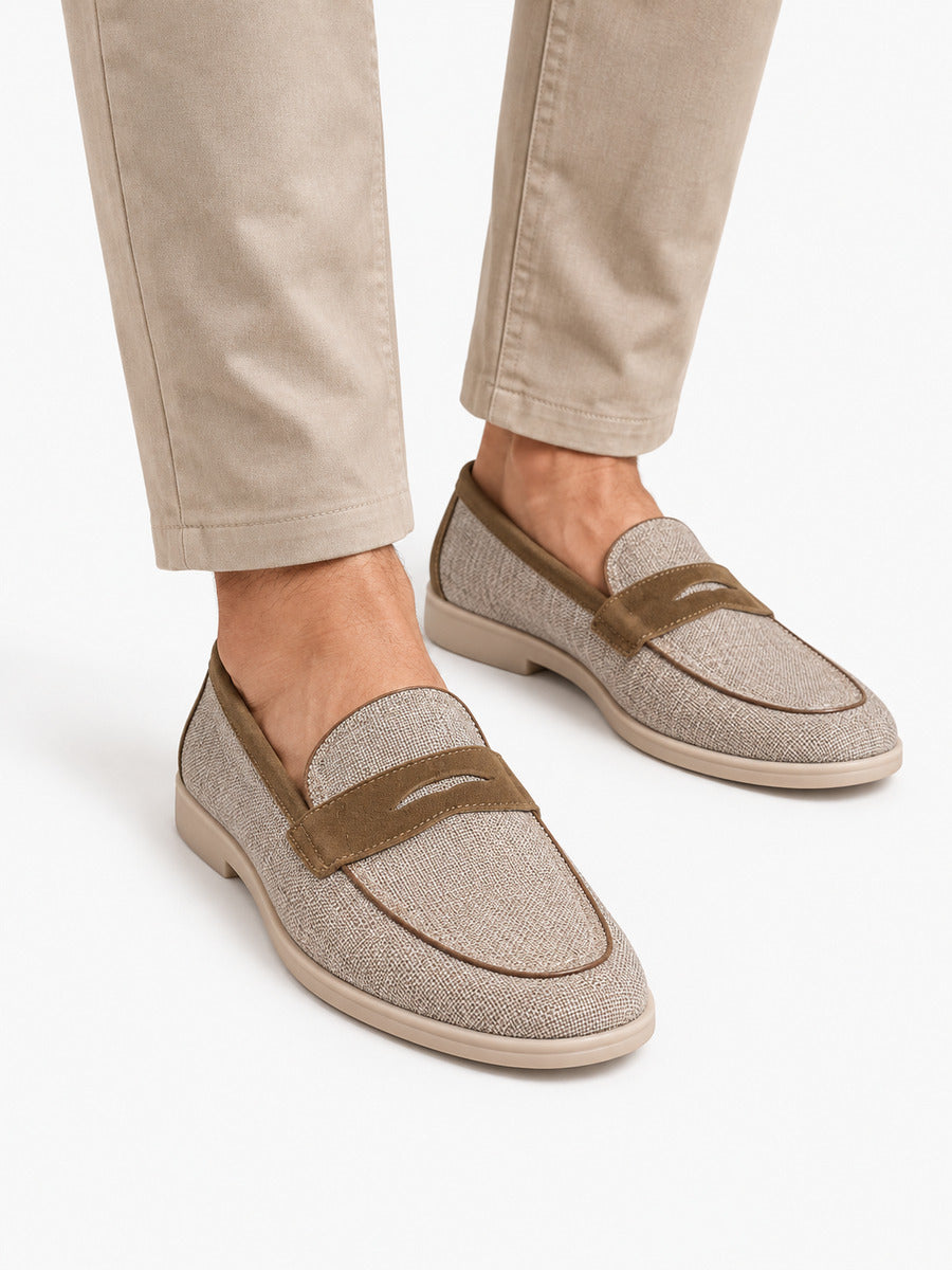 Georges – Mocassin en cuir homme — portée
