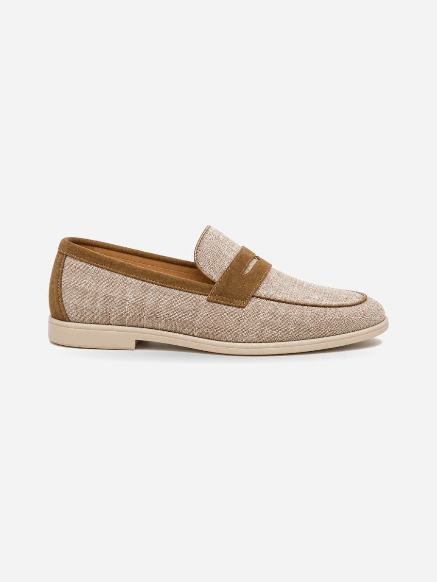 Georges – Mocassin en cuir homme — profil droit