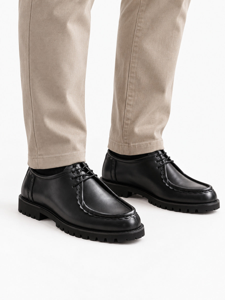 Gérard – Chaussure derby en cuir homme — portée