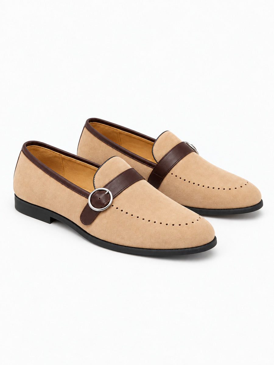 Hugo – paire de mocassins homme à boucle, vue 3/4
