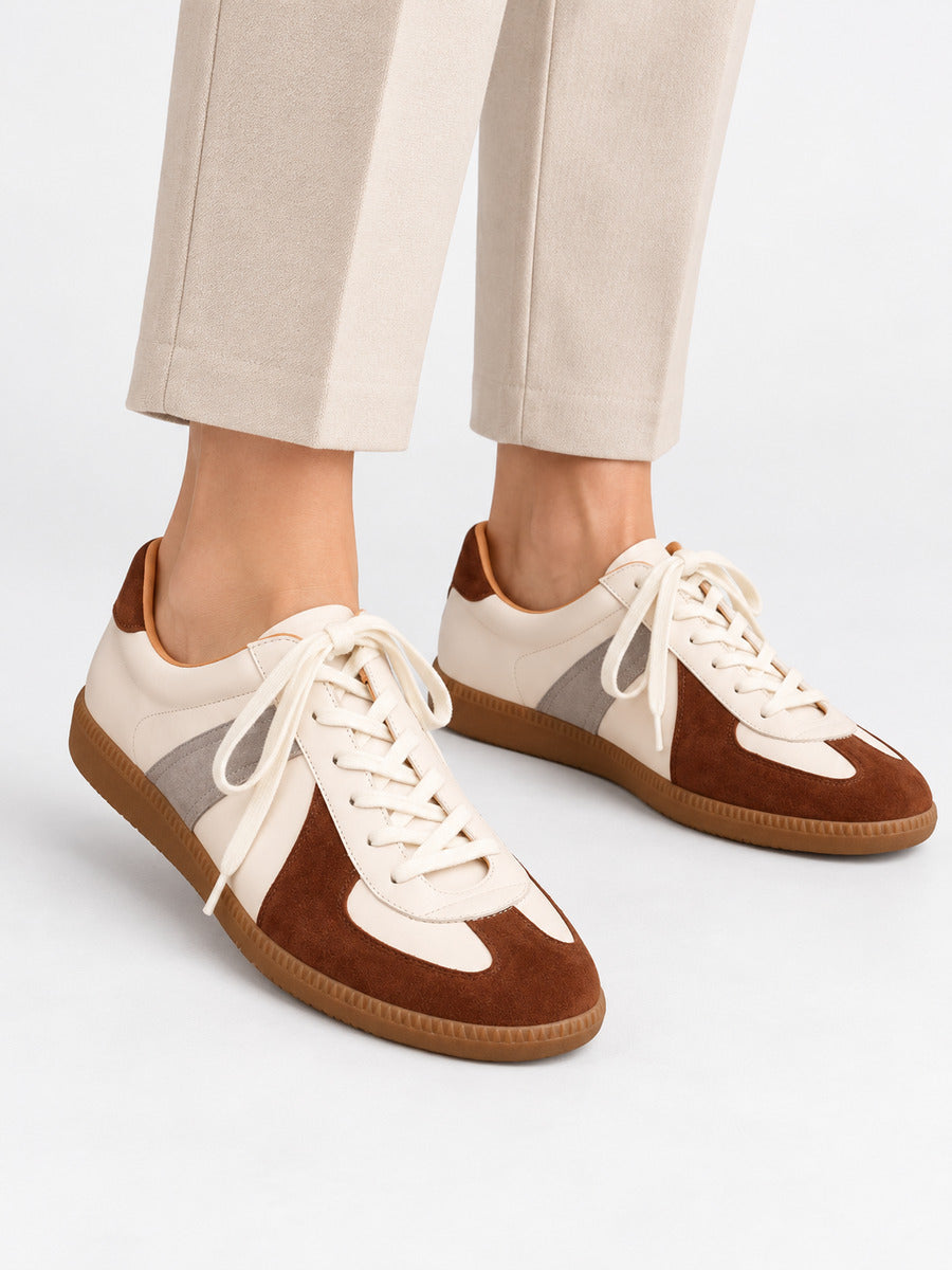 Ignace – Basket German Trainer en cuir homme — portée