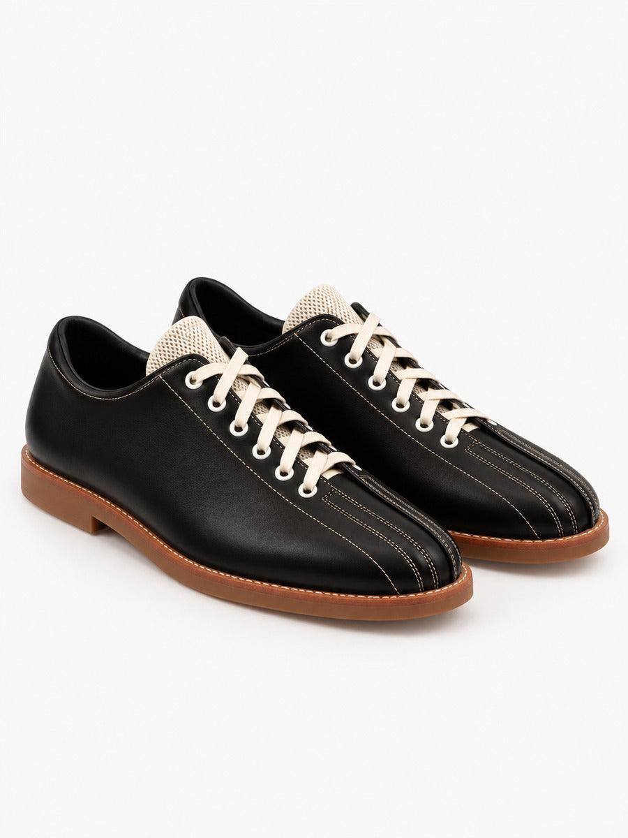 Irénée – Basket skate blanche en cuir homme — paire 3/4