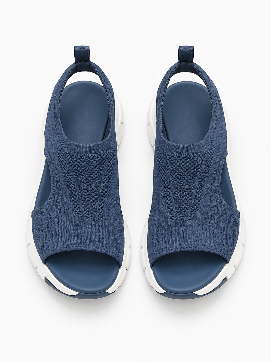 Joëlle – Sandale sport femme – Bleu — dessus