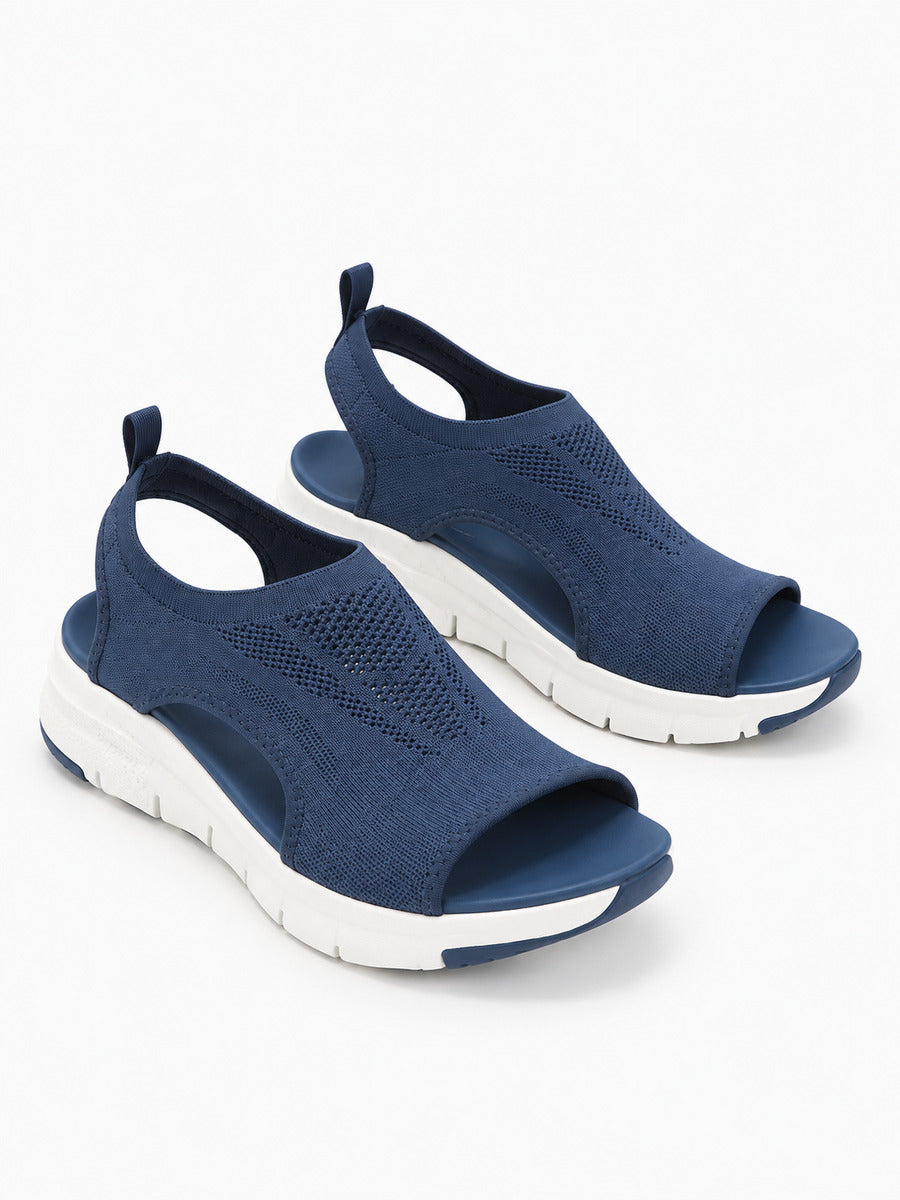 Joëlle – Sandale sport femme – Bleu — trois quarts