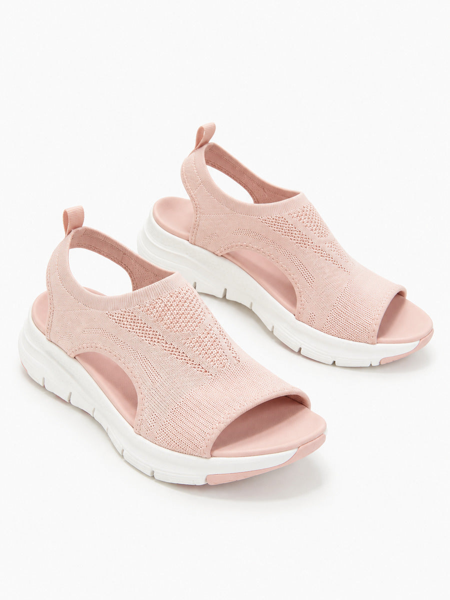 Joëlle – Sandale sport femme – Rose — trois quarts