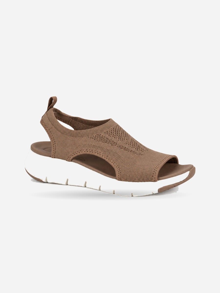 Joëlle – Sandale sport femme – Marron — profil droit