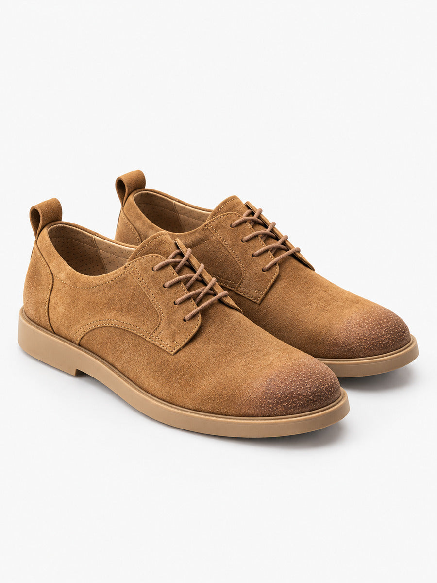 Jonathan – Bottine basse marron homme — paire 3/4