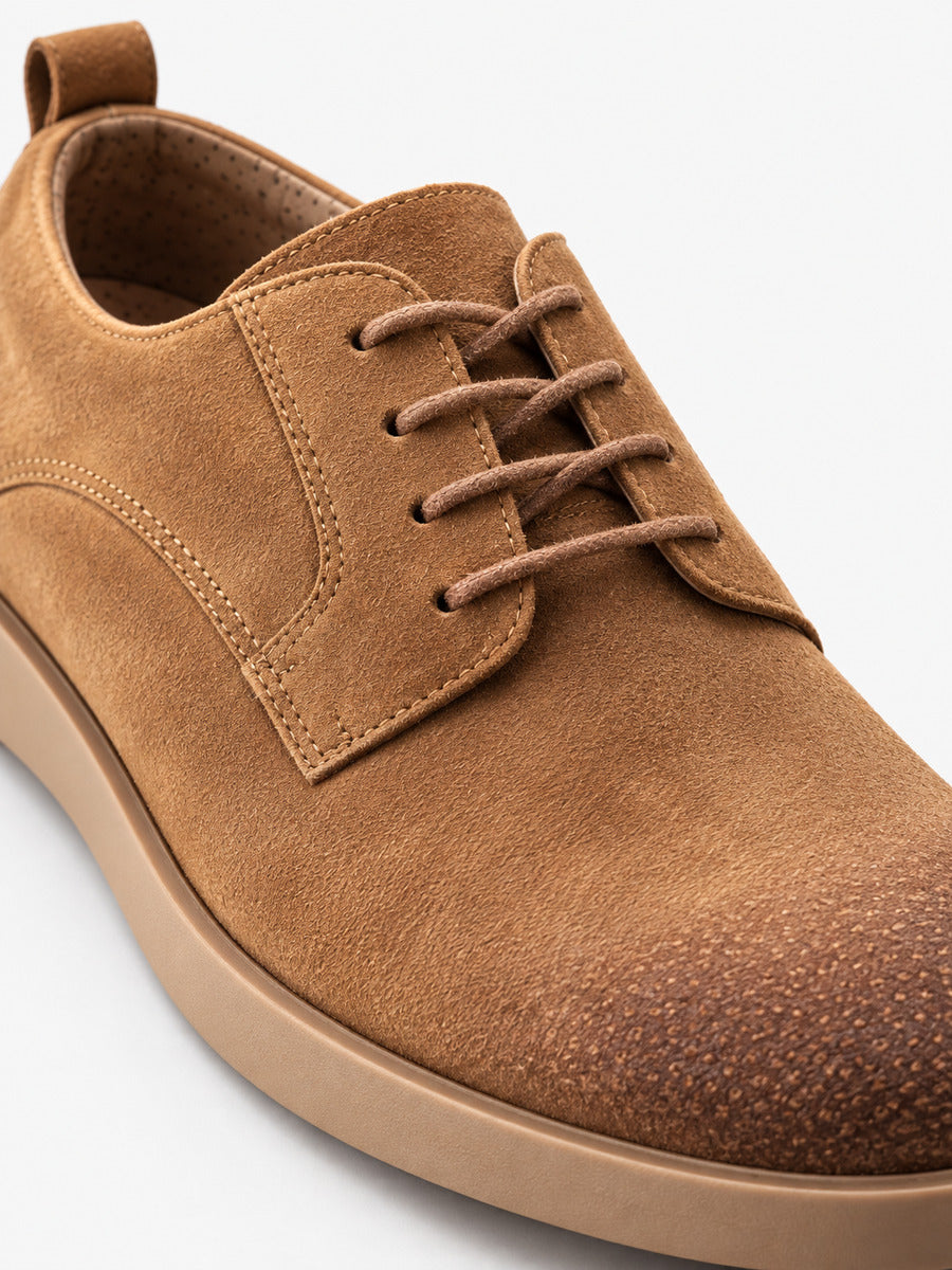 Jonathan – Bottine basse marron homme — détail