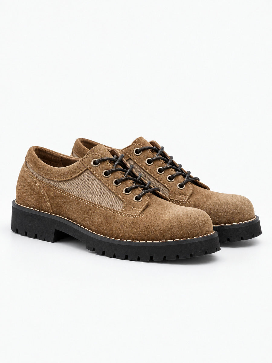 Julian – Chaussure de travail en daim kaki homme — paire 3/4