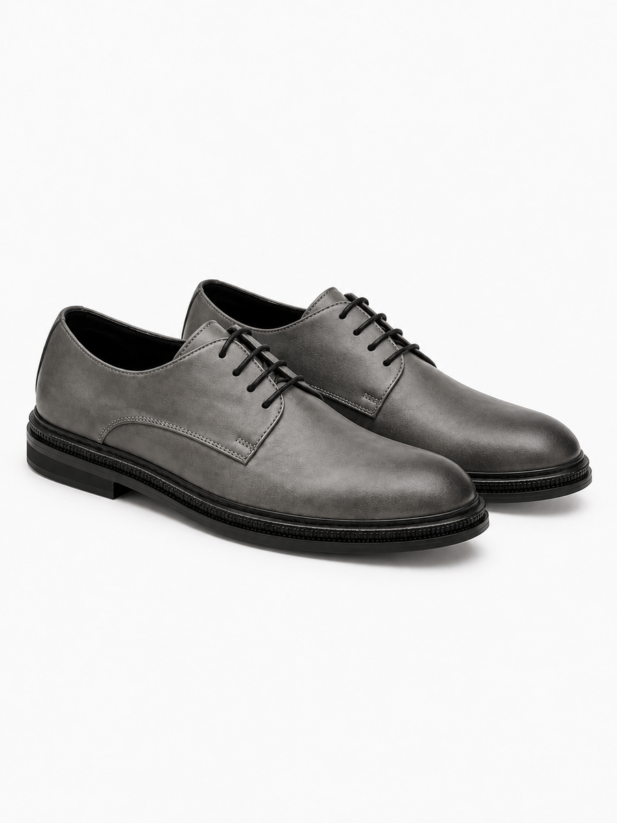 Julien – Chaussures Oxford cuir homme — paire en trois quarts