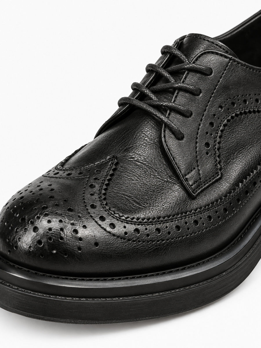 Loïc – Richelieu homme – Noir — détail