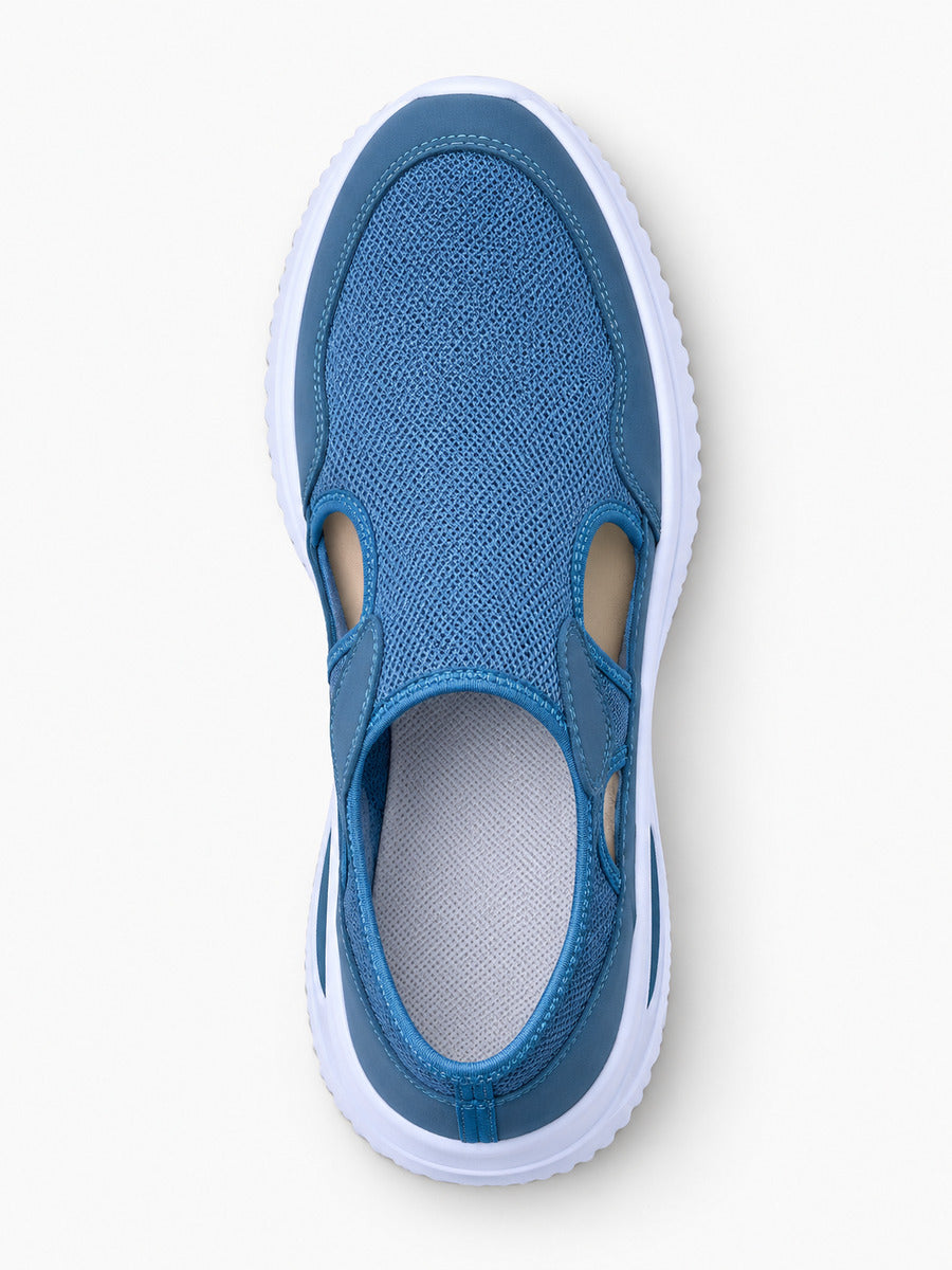 Lucia – Sandale sport femme – Bleu — dessus