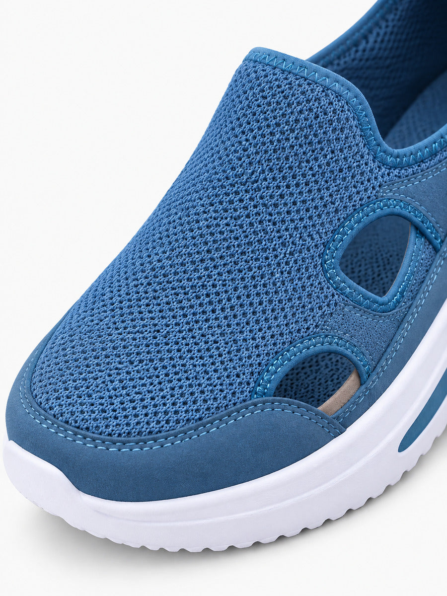 Lucia – Sandale sport femme – Bleu — détail