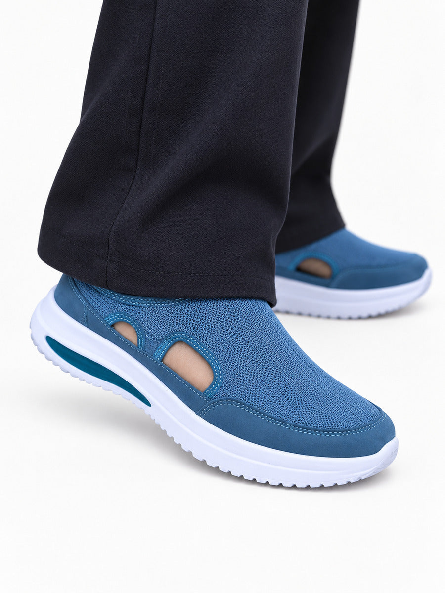 Lucia – Sandale sport femme – Bleu — portée