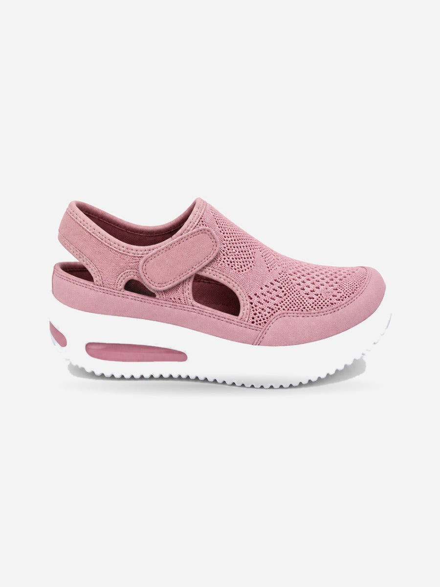 Lucia – Sandale sport femme – Rose — profil droit