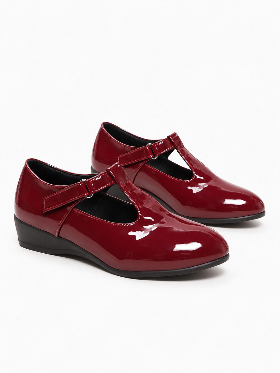 Lucie – Escarpin Mary Jane en cuir verni femme — paire 3/4