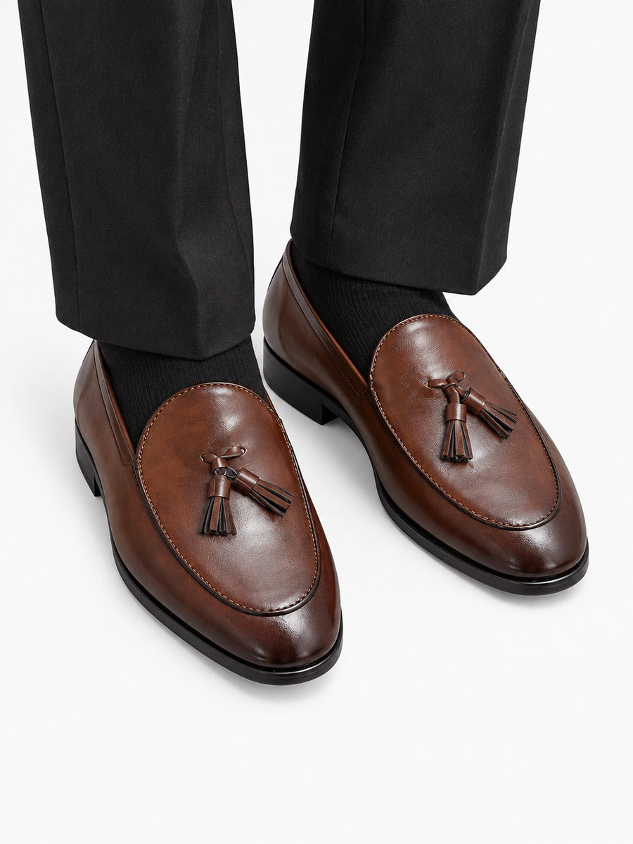 Marc – Mocassin à glands classique homme – Marron — portée
