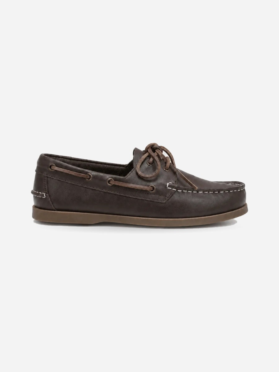 Marco – Chaussure décontractée homme – Marron — profil droit