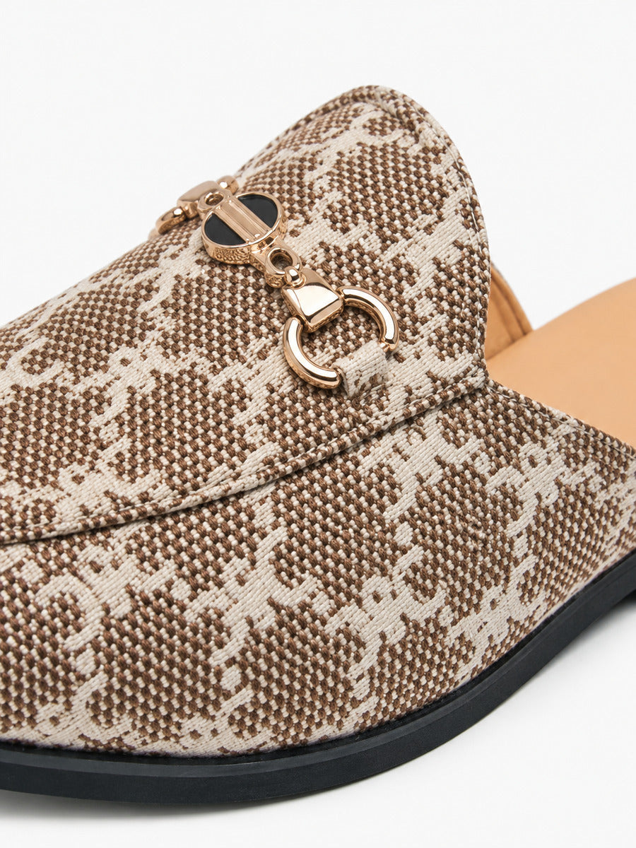 Martin – Mule demi-bout homme – Jaune — détail