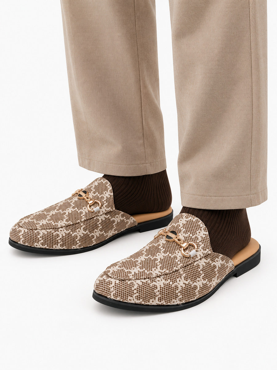 Martin – Mule demi-bout homme – Jaune — portée