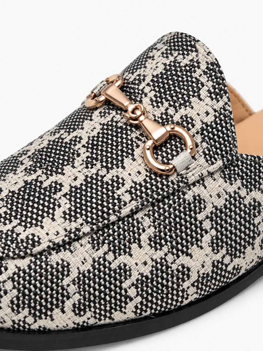 Martin – Mule demi-bout homme – Noir — détail