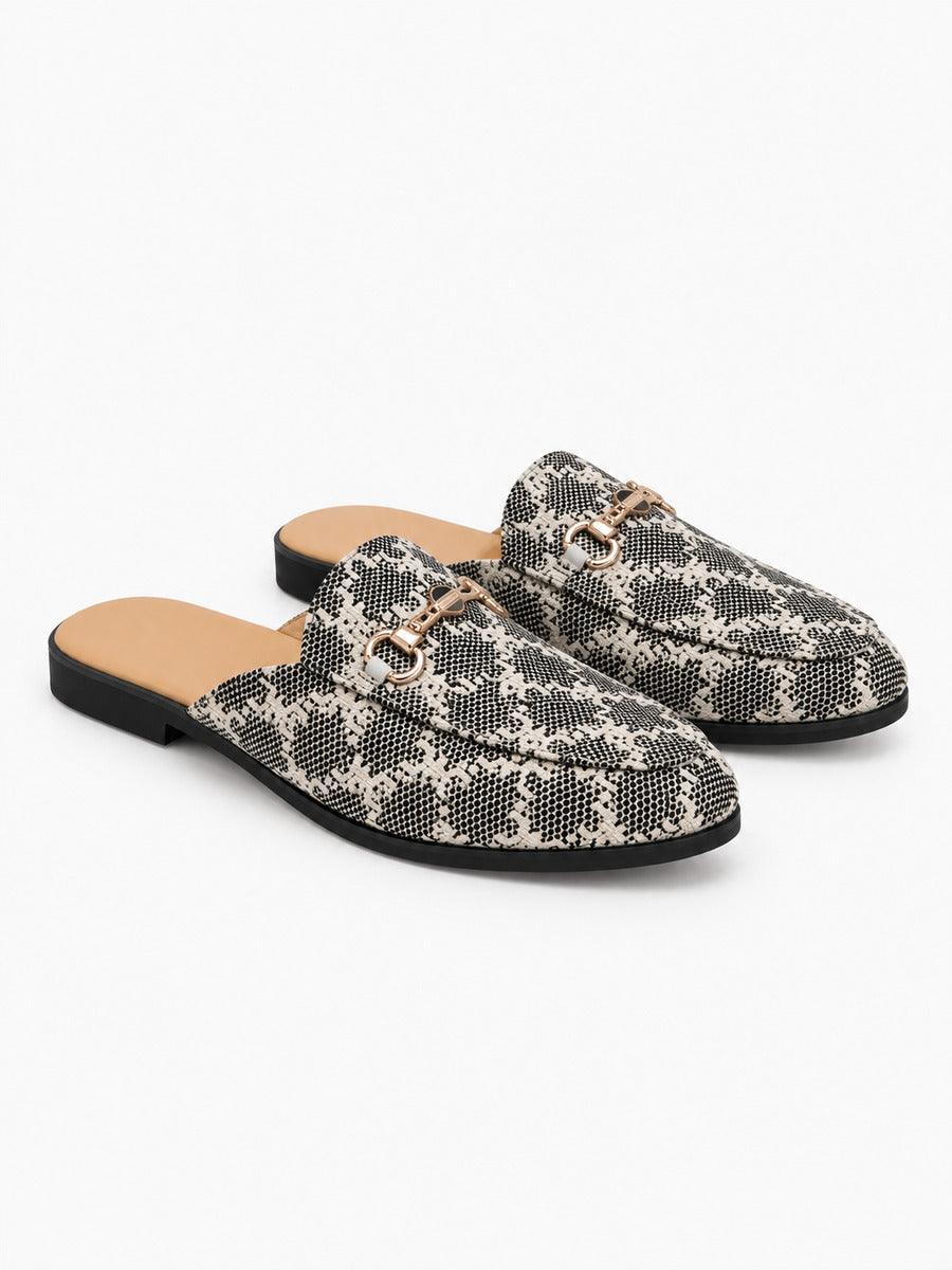 Martin – Mule demi-bout homme – Noir — trois quarts