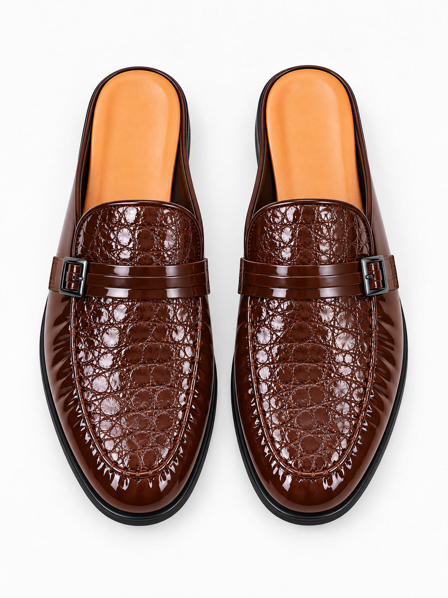 Mathieu – Mocassin classique homme – Marron — dessus