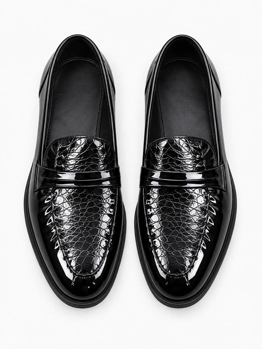Mathieu – Mocassin classique homme – Noir — dessus