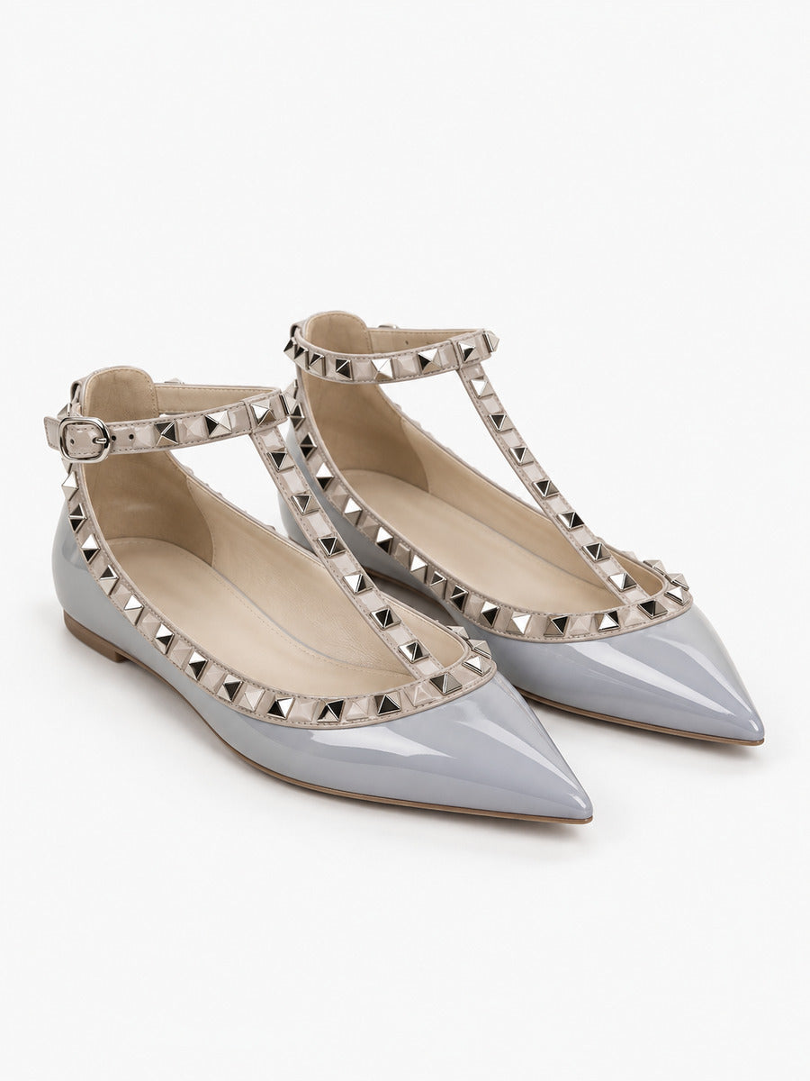 Maud – Ballerine à rivets femme — paire 3/4