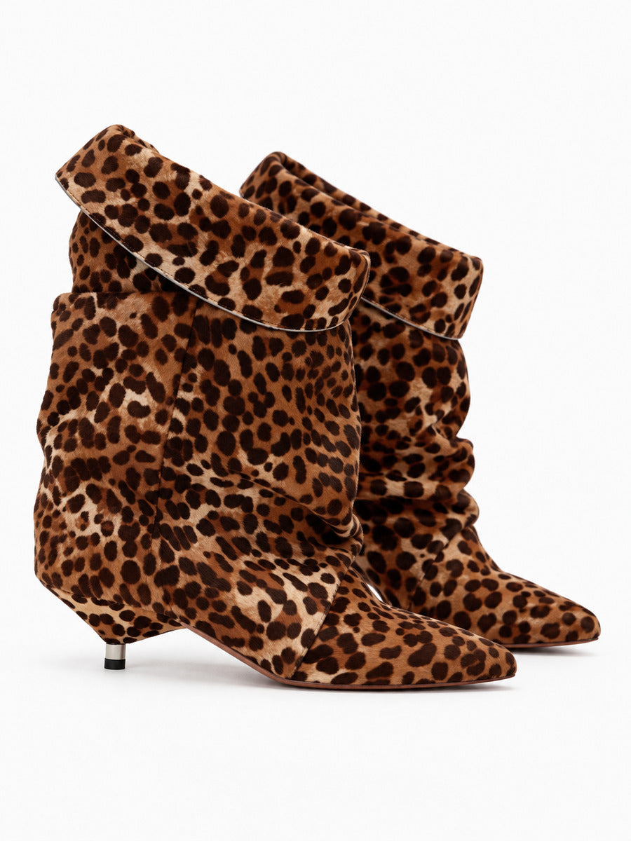 Mila – Bottine à talon fin pointue femme — paire 3/4