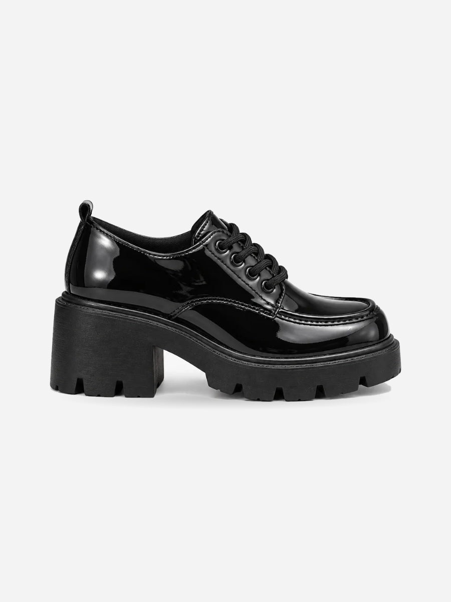 Nadia – Mocassin en cuir perlé femme — profil droit