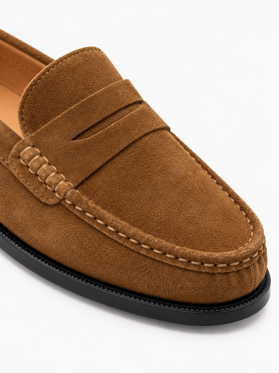Raphaël – détail daim marron