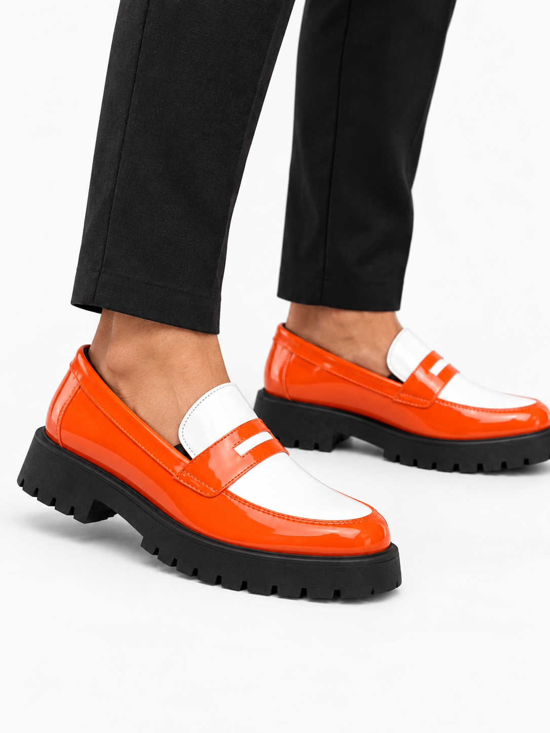 Sacha – Mocassin homme à semelle épaisse — porté