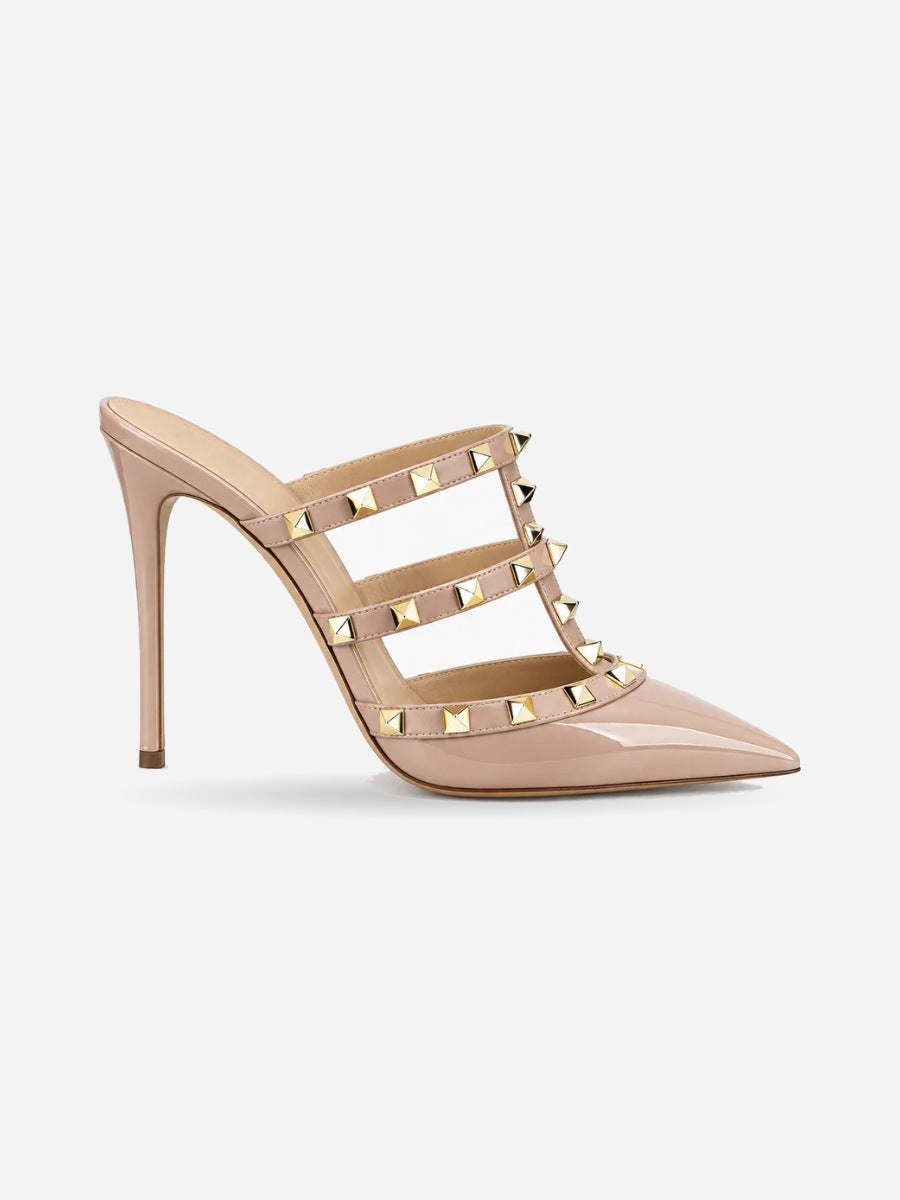 Sophie – Mule à talon et bride cheville femme — profil droit