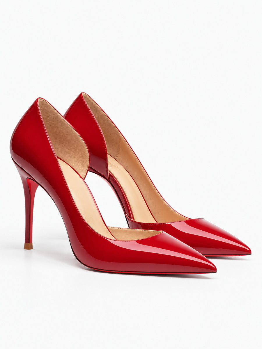 Victoria – Escarpin ajouré à talon haut femme — paire 3/4