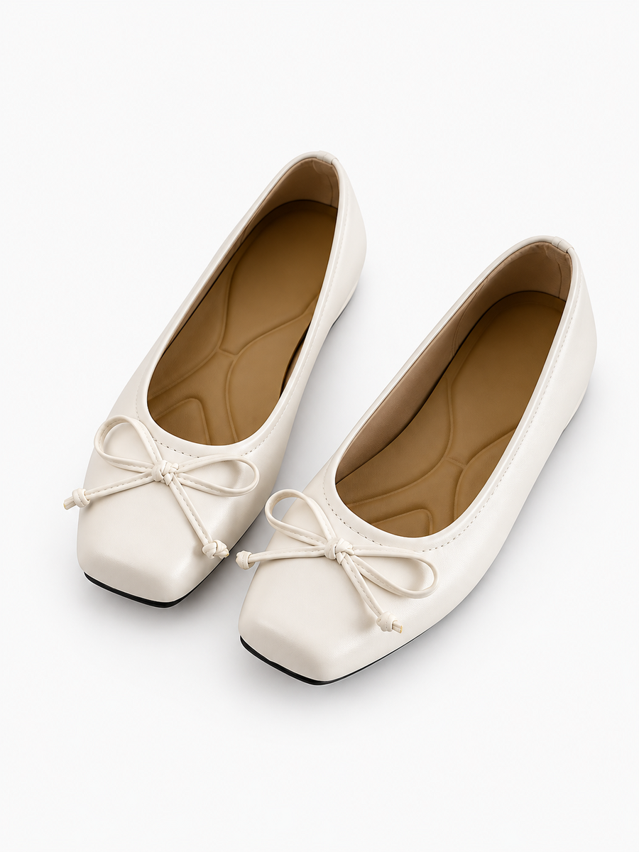 Yasmine-Marie beige — vue trois quarts